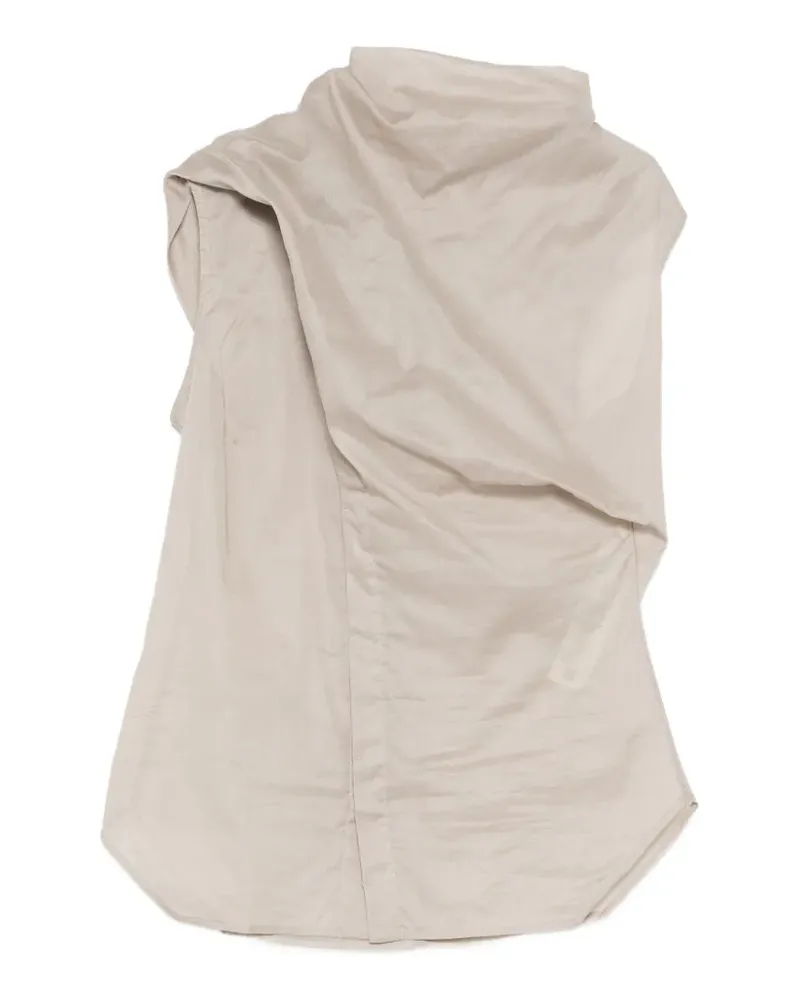 Rick Owens Island Bluse - Grau Grau