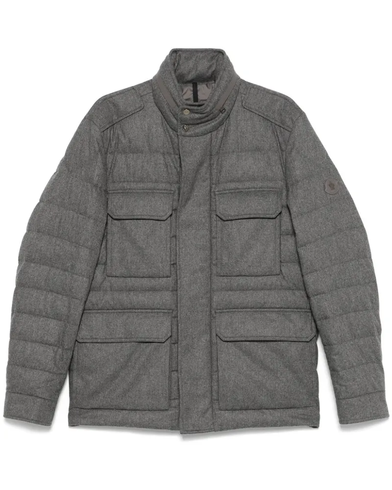 Moncler Munt Jacke - Grau Grau