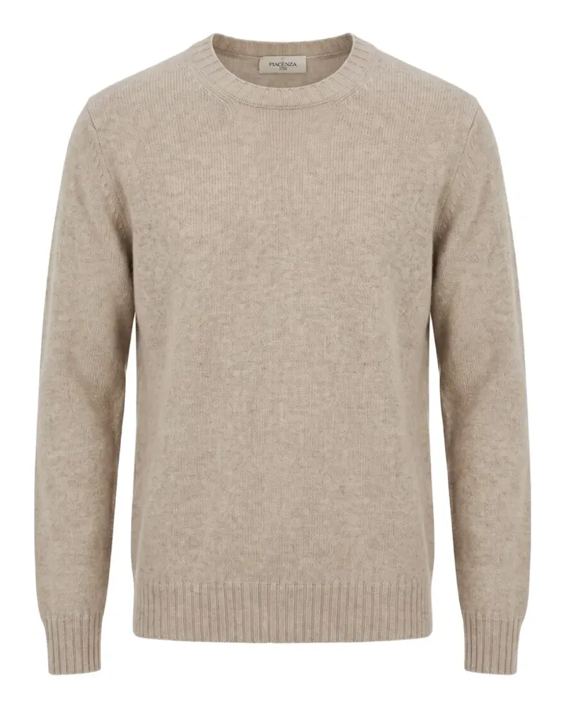Piacenza Cashmere crew-neck cashmere sweater - Nude Nude