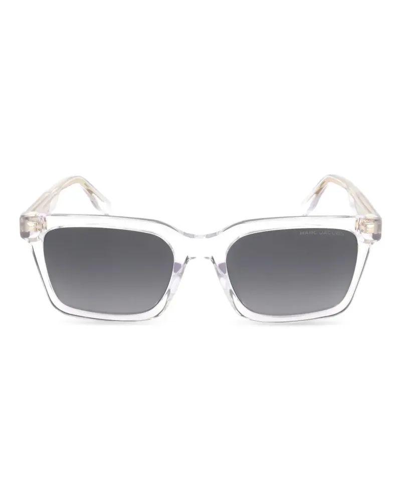 Marc Jacobs Sonnenbrille mit eckigem Gestell - Weiß Weiß