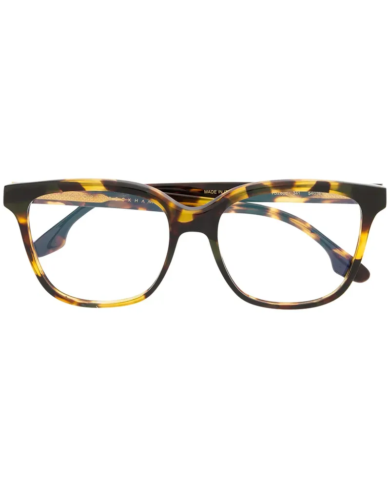 Victoria Beckham Brille mit eckigem Gestell - Braun Braun