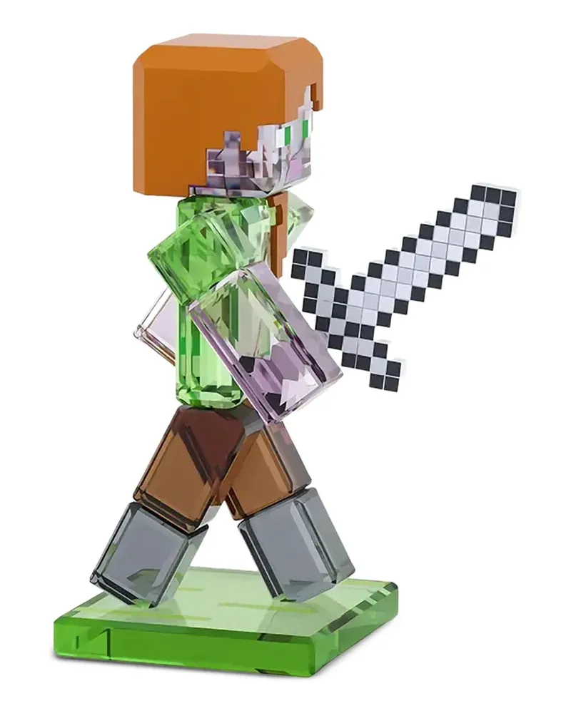 Swarovski x Minecraft Alex Kristallfigur - Grün Grün