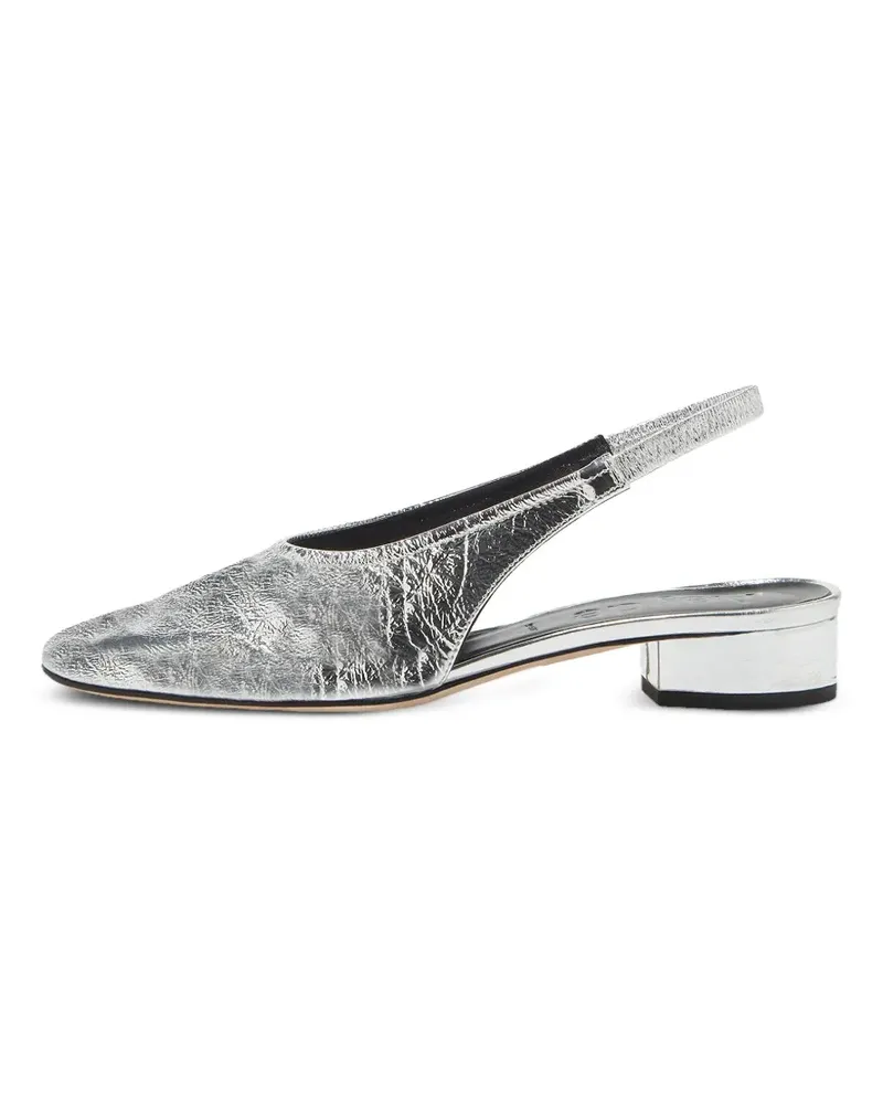 aeyde 25mm Dua slingback pumps - Silber Silber