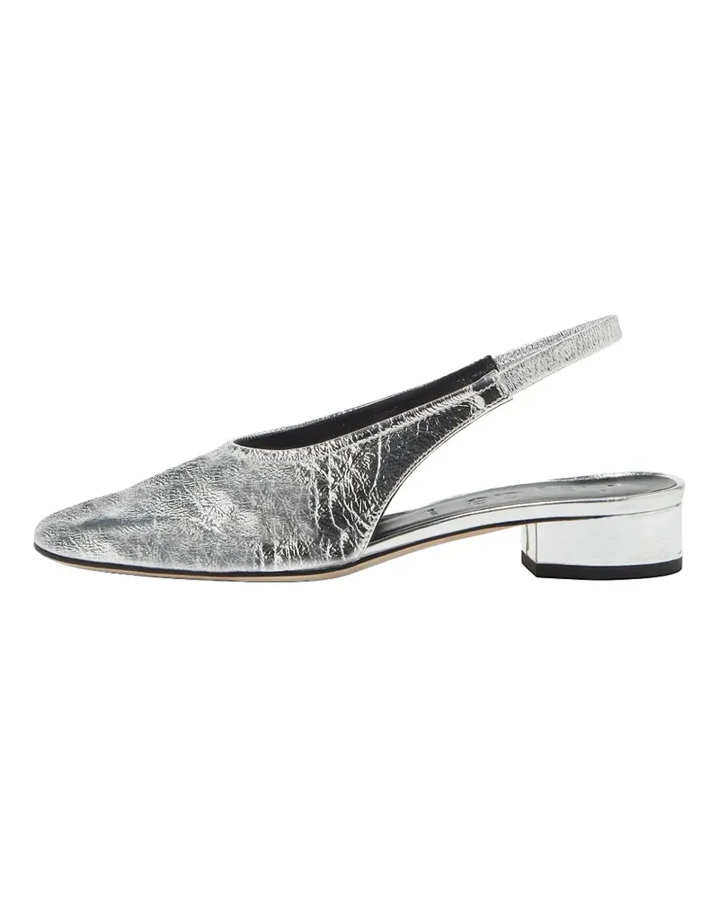 aeyde 25mm Dua slingback pumps - Silber Silber