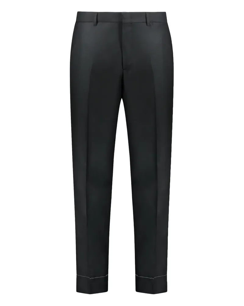 Brioni Klassische Hose - Schwarz Schwarz