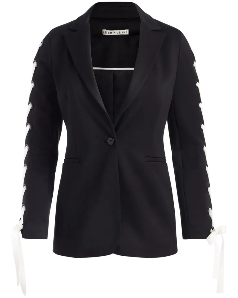 Alice + Olivia Breann Sakko - Schwarz Schwarz