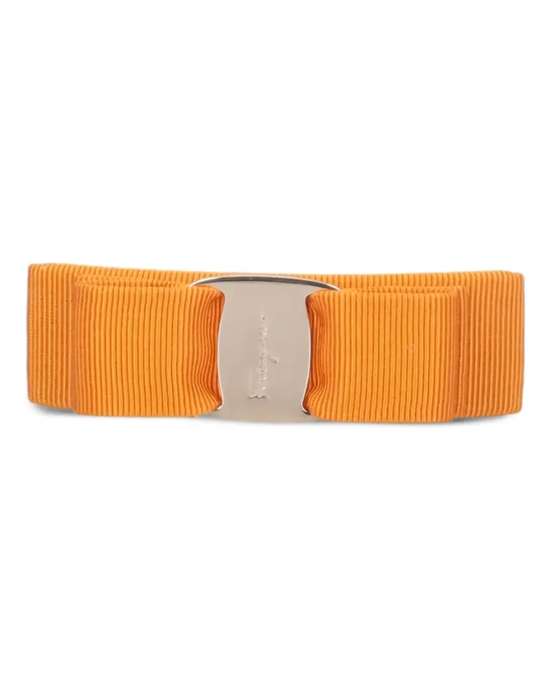 Ferragamo Haarspange mit Vara-Schleife - Orange Orange