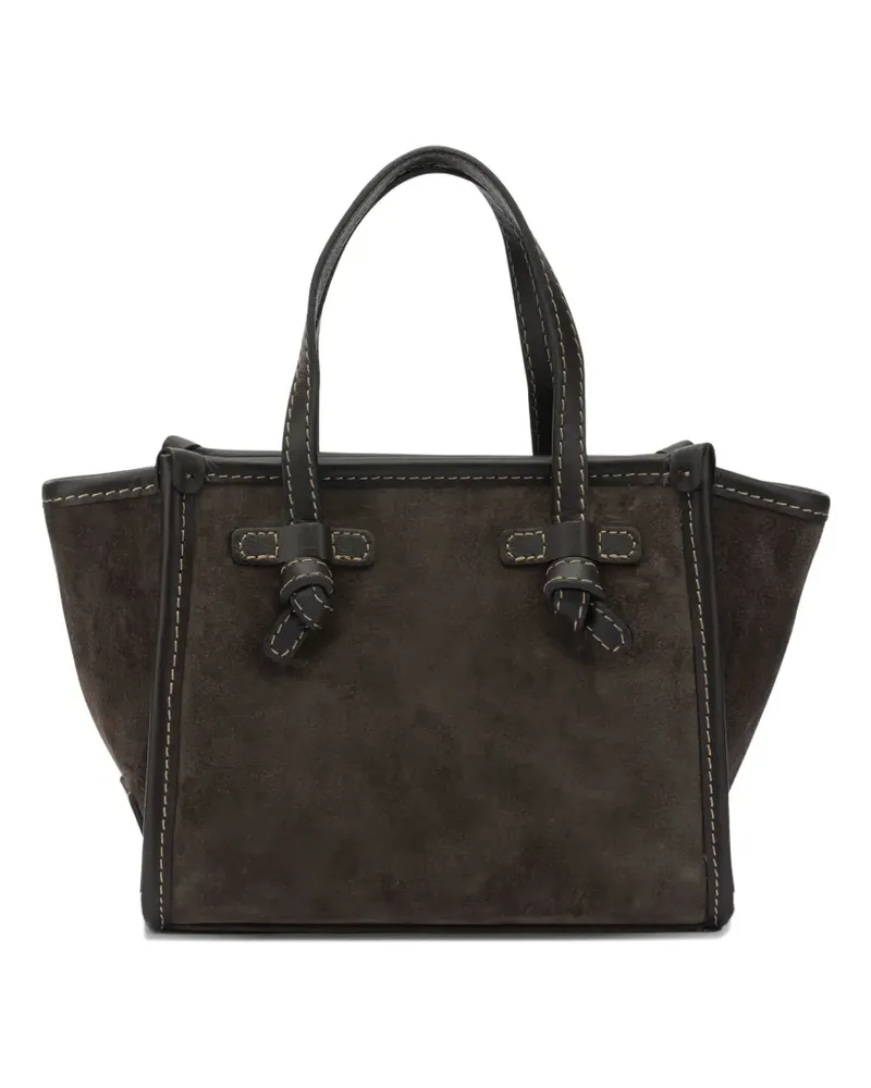 Gianni Chiarini Miss Marcela Mini-Tasche mit Knotendetail - Braun Braun