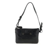 Le City Clutch mit Nieten - Schwarz