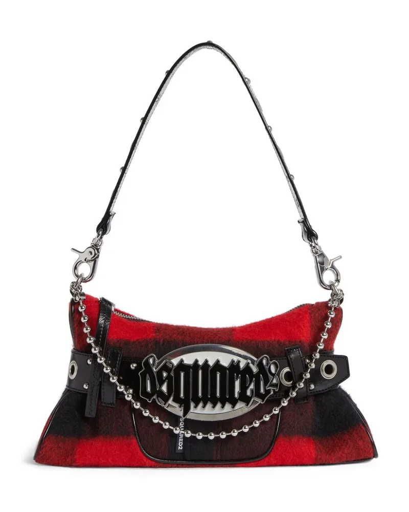 Dsquared2 Gothic Schultertasche - Schwarz Schwarz