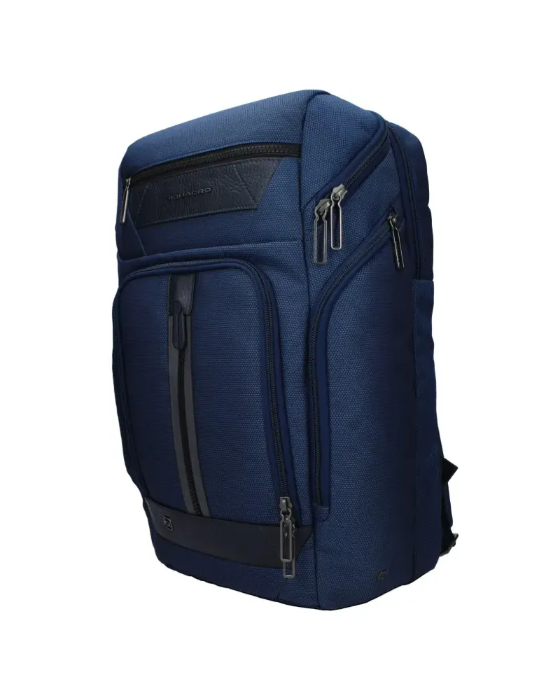 Piquadro panelled backpack - Blau Blau