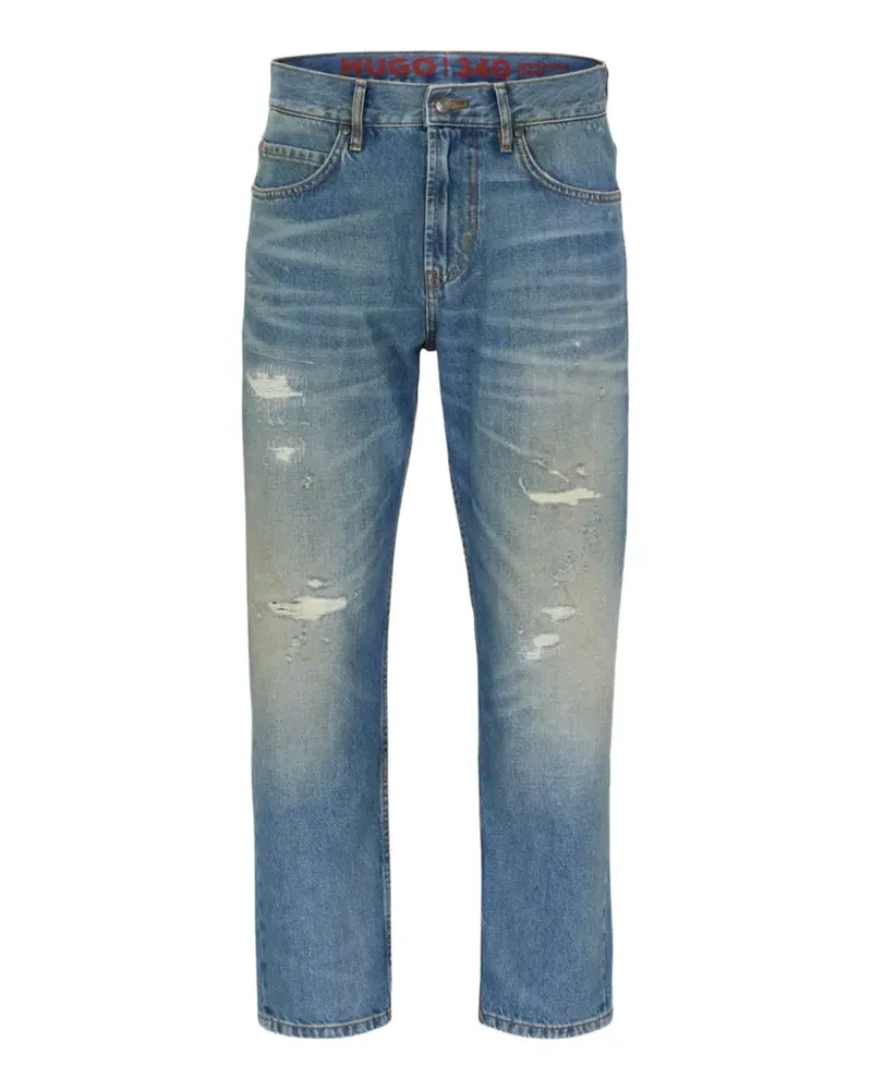 HUGO BOSS 340 distressed jeans - Blau Blau