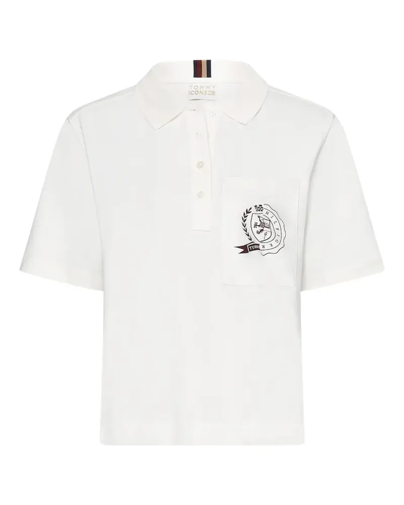 Tommy Hilfiger logo pocket polo shirt - Weiß Weiß
