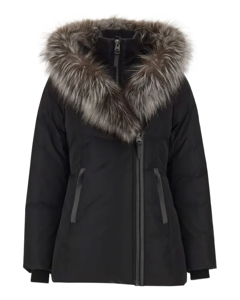 Mackage Adali-X fur-trim coat - Schwarz Schwarz