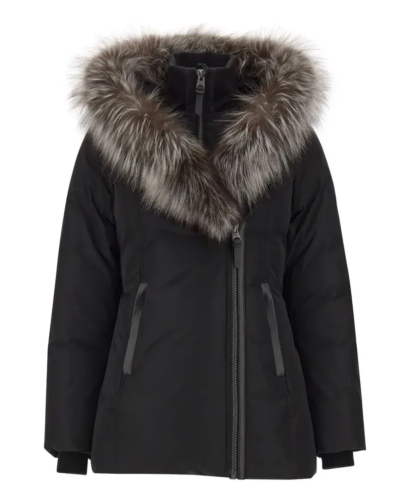 Mackage Adali-X fur-trim coat - Schwarz Schwarz