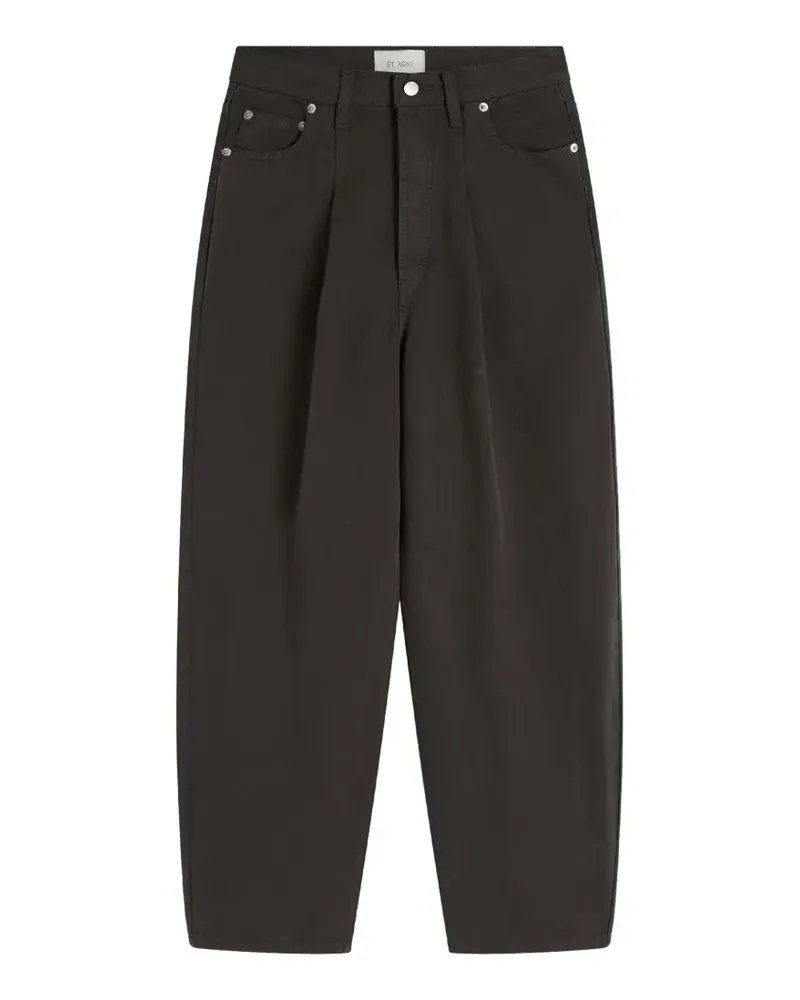 St. Agni barrel mid-rise jeans - Braun Braun