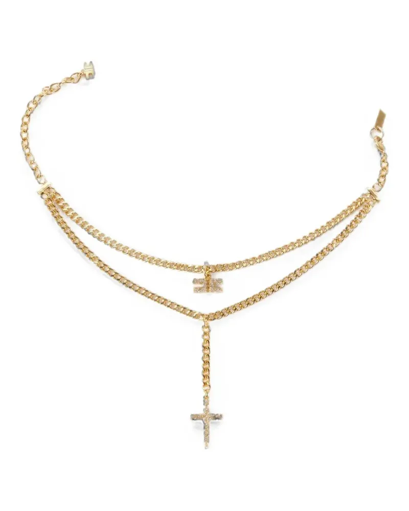 Elisabetta Franchi anklet with charms - Gold Gold