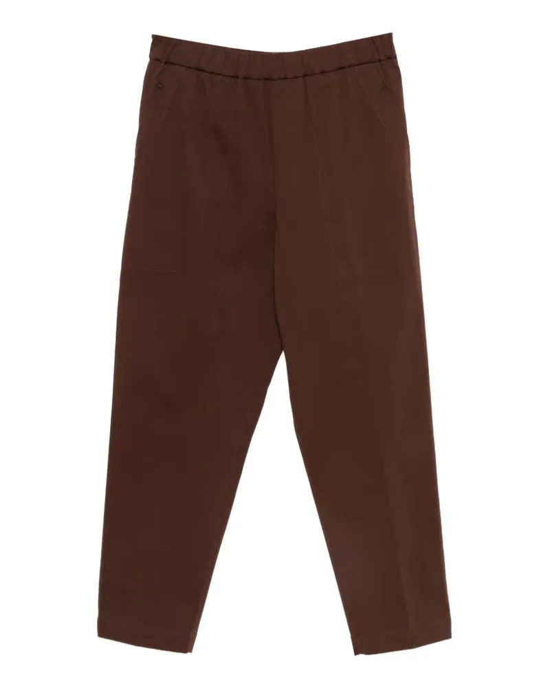 Fabiana Filippi Tapered-Hose mit Stretchbund - Braun Braun