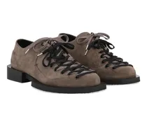 Kelly Schnürschuhe aus Wildleder - Nude