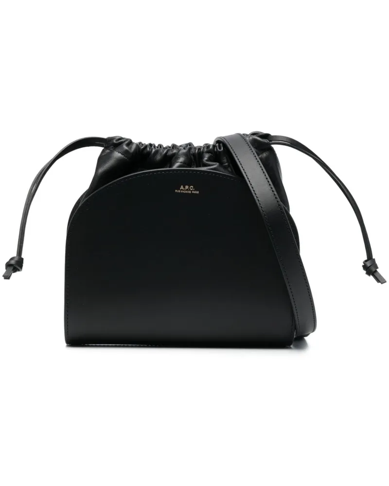 A.P.C. Demi Lune Pochon Tasche Schwarz