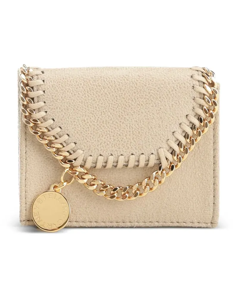 Stella McCartney Falabella Portemonnaie mit Kettenborte - Nude Nude