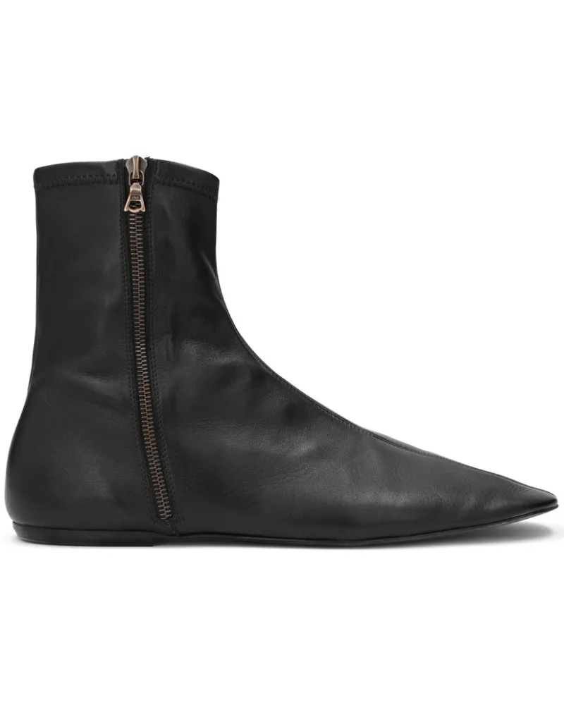 Dries van Noten Stiefel mit Reißverschluss - Schwarz Schwarz