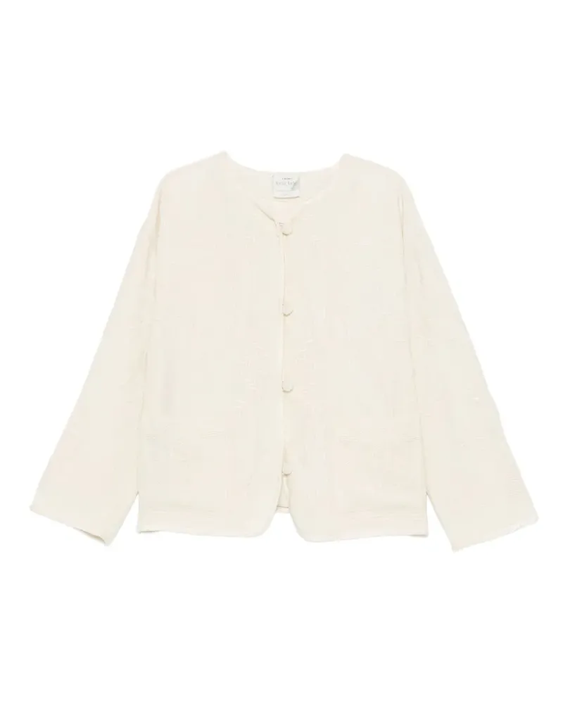 forte_forte Jacke mit Stickerei - Weiß Weiß
