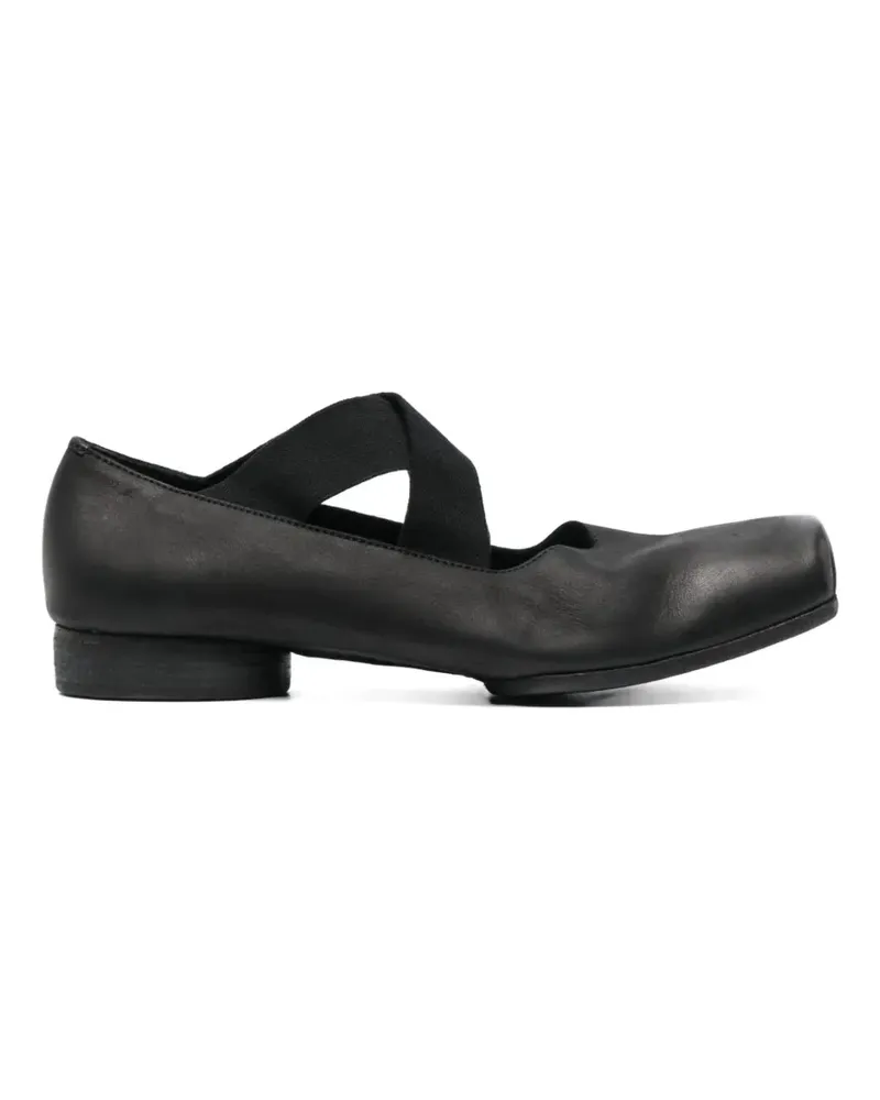 Uma Wang criss-cross ballet flats - Schwarz Schwarz