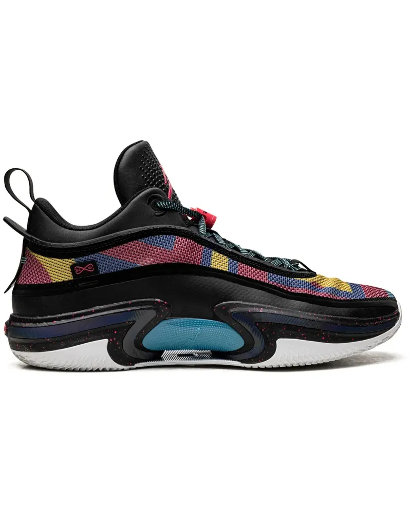 Jordan Air  36 Low Black Multi-Color Sneakers - Schwarz Schwarz