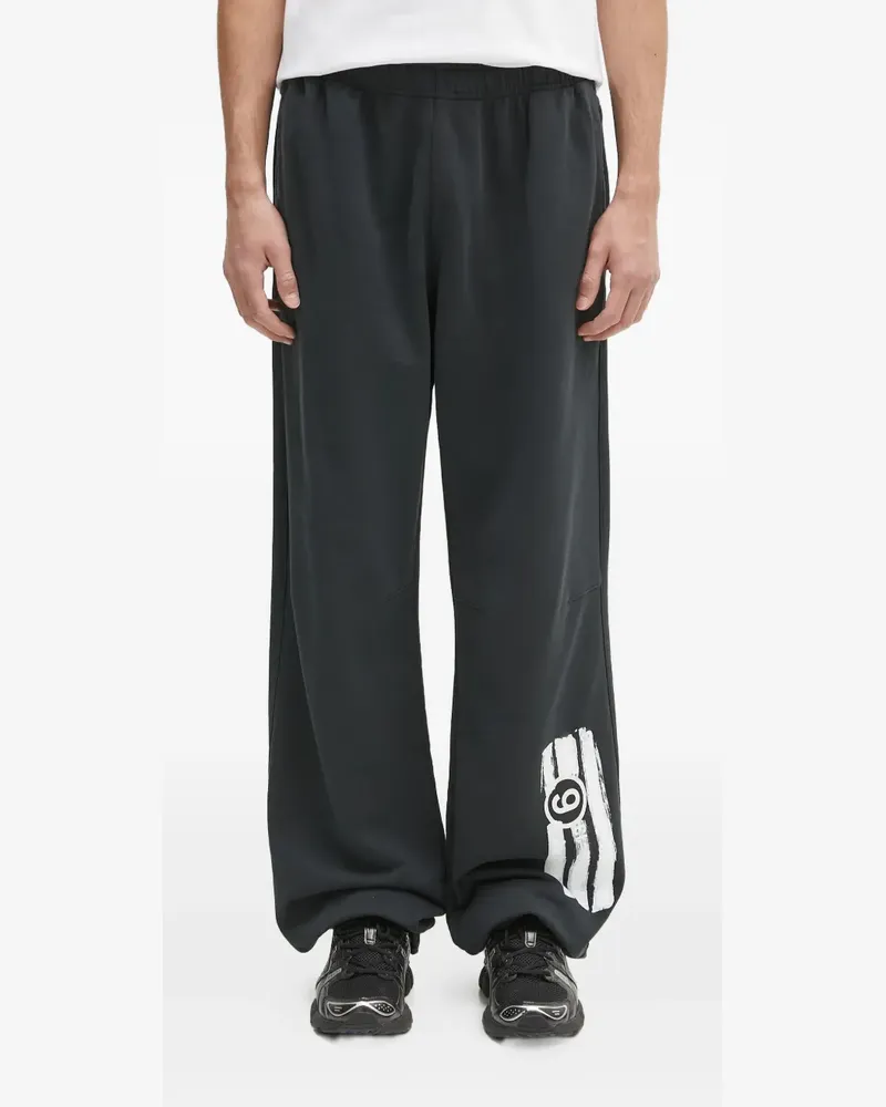 Maison Margiela Hose mit Kordelzug - Schwarz Schwarz