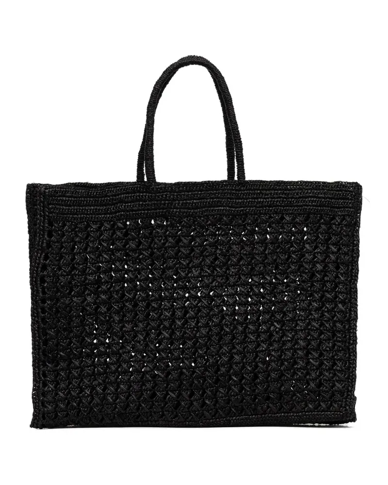 Liviana Conti top-handle tote bag - Schwarz Schwarz
