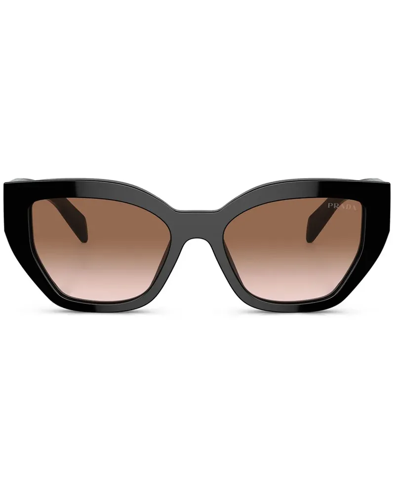 Prada Cat-Eye-Sonnenbrille - Schwarz Schwarz