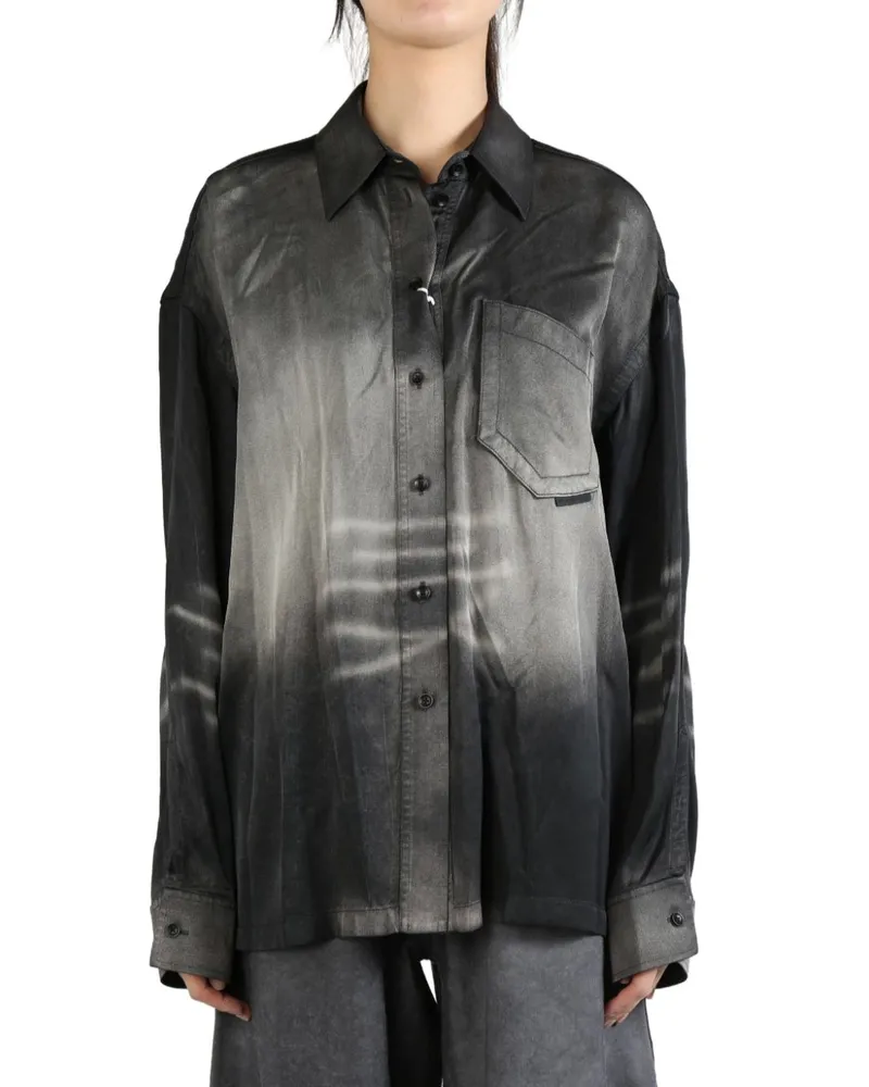 Alexander Wang creases shirt - Grau Grau
