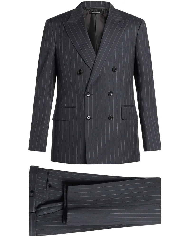 Tom Ford Anzug mit Nadelstreifen - Grau Grau
