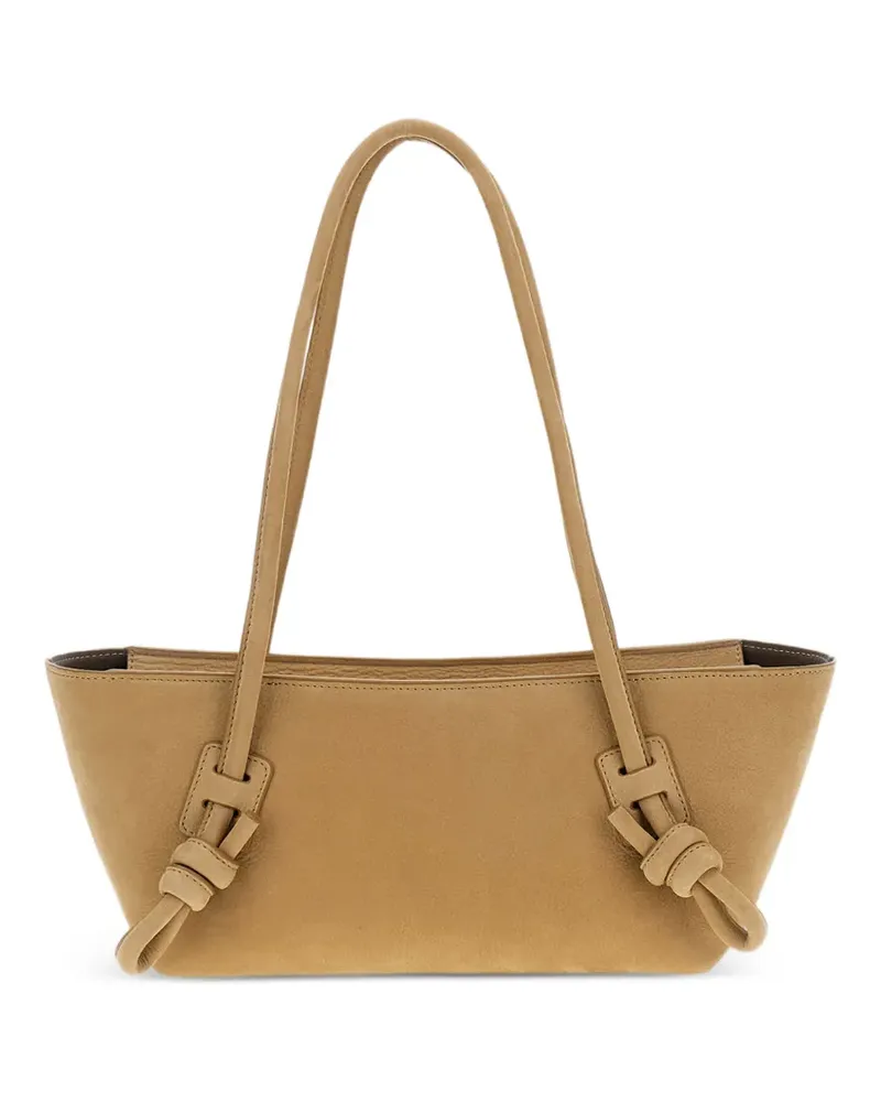 HEREU Fleca Schultertasche mit Knoten - Braun Braun