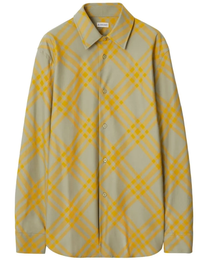 Burberry Kariertes Hemd - Grau Grau