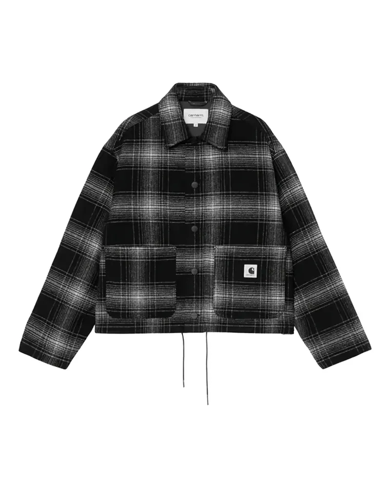 Carhartt WIP Karierte Jacke - Schwarz Schwarz