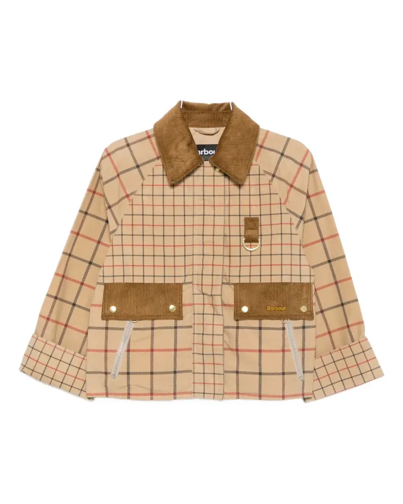 Barbour Mackworth corduroy-collar jacket - Nude Nude