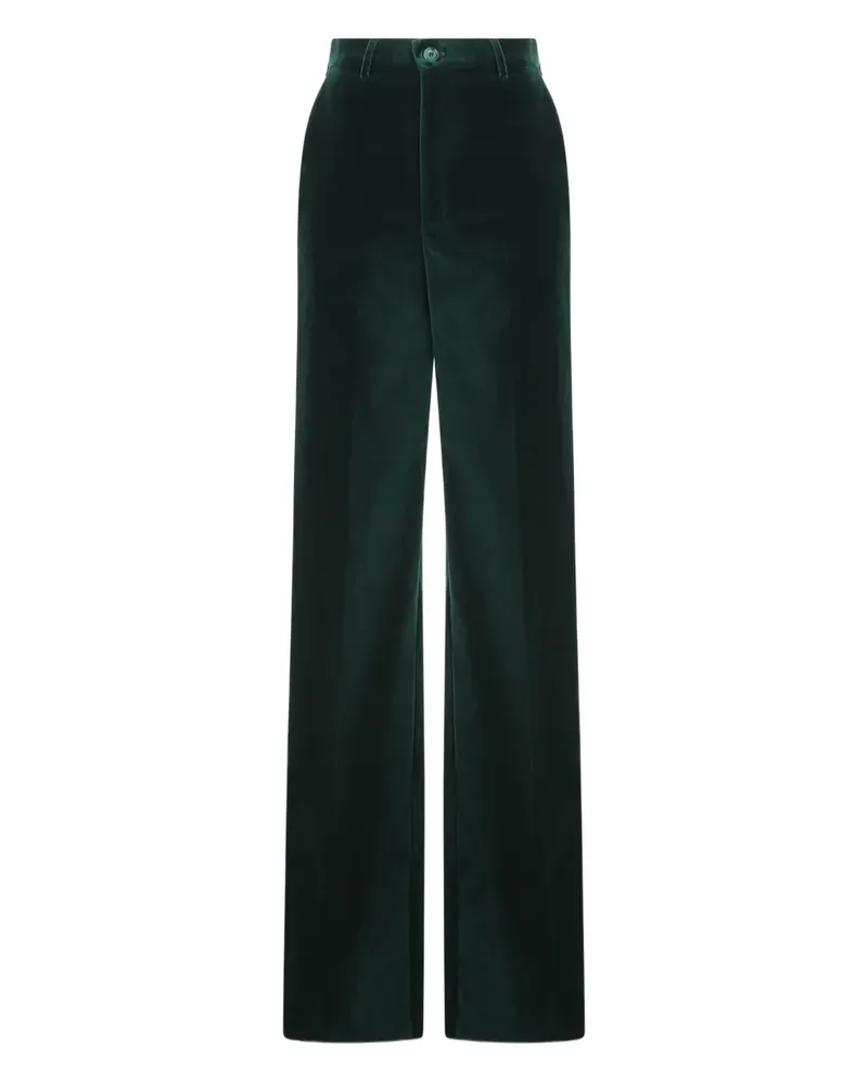 Gucci Hose aus Samt - Grün Grün