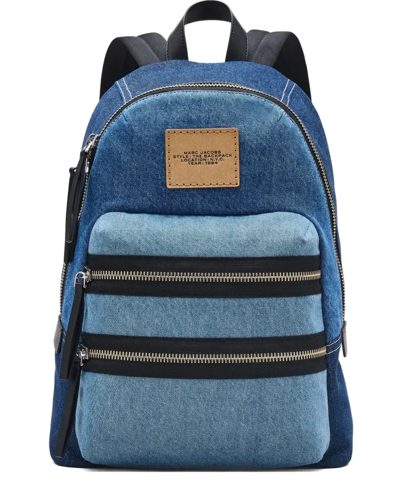 Marc Jacobs Großer The Colorblock Jeans-Rucksack - Blau Blau