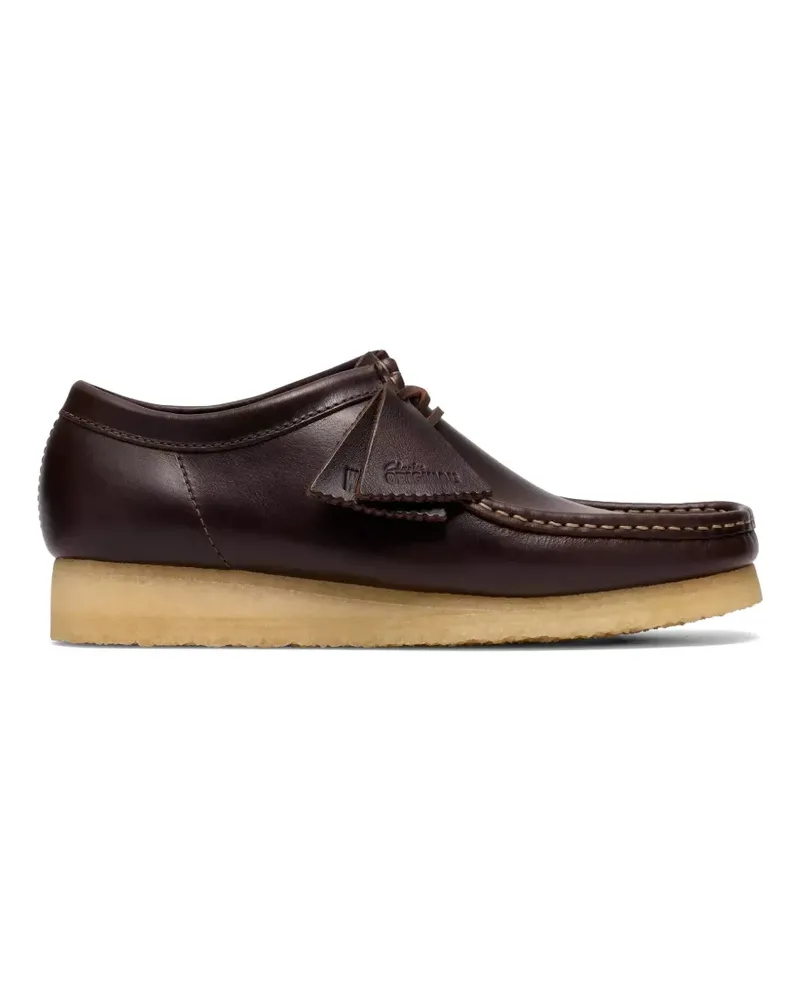 Clarks Wallabee lace-up leather boots - Braun Braun