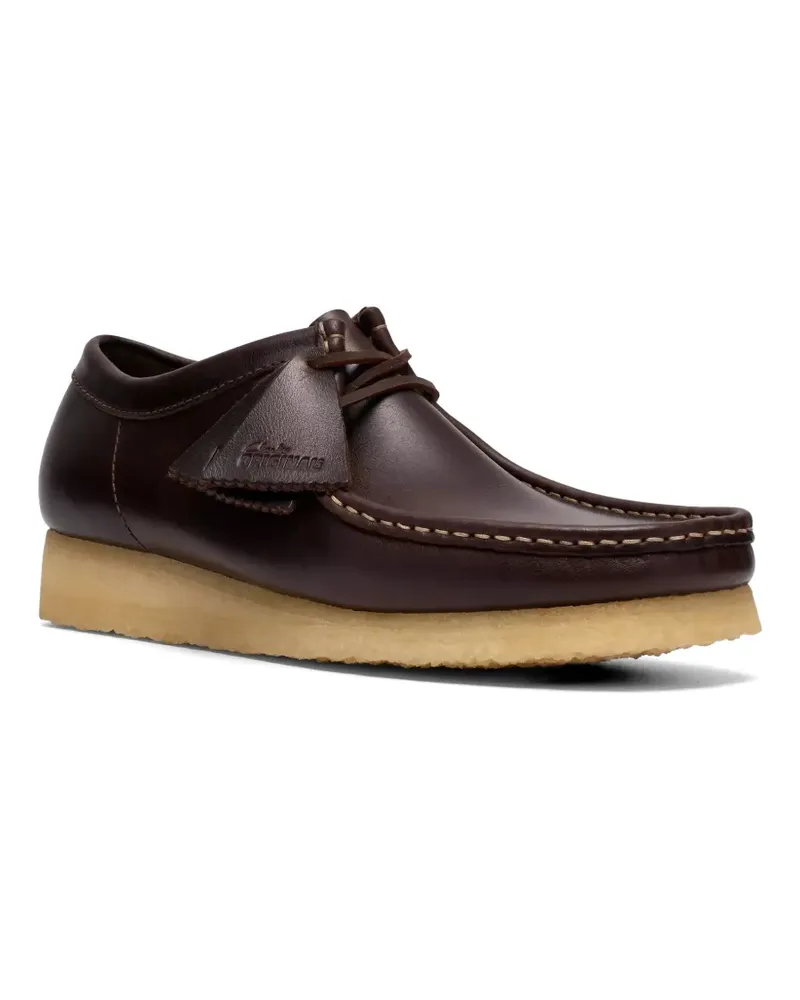 Clarks Wallabee lace-up leather boots - Braun Braun