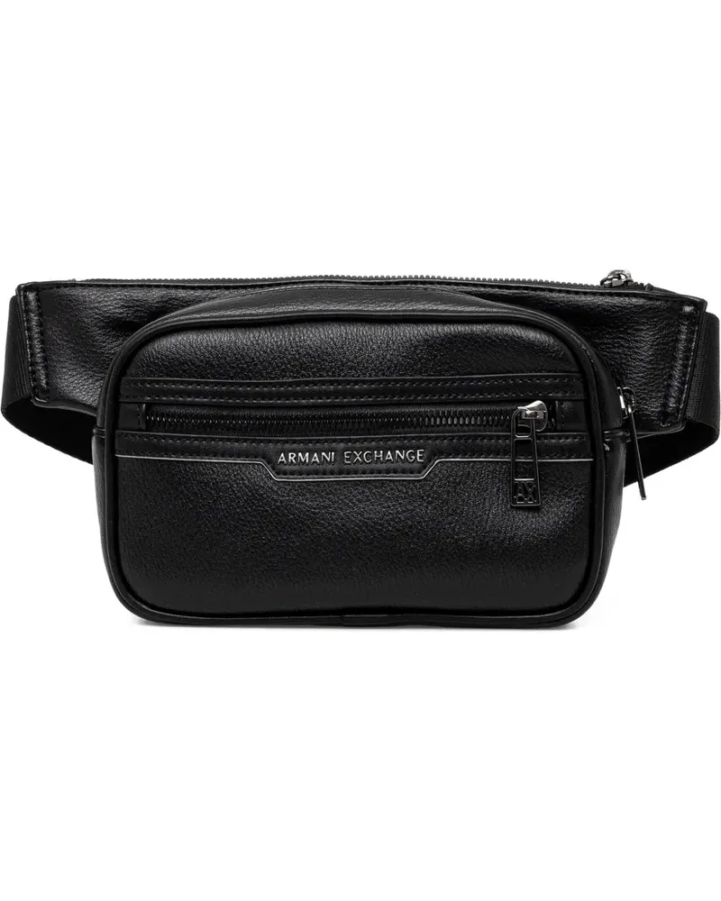 Armani Exchange zip-up belt bag - Schwarz Schwarz