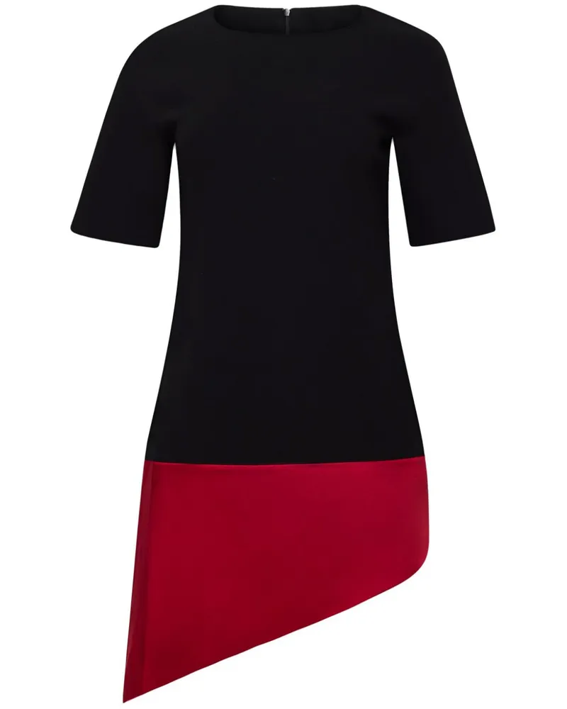 J.W.Anderson Asymmetrisches Minikleid mit rundem Ausschnitt - Schwarz Schwarz