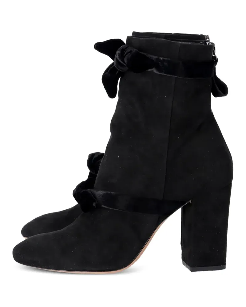 Alexandre Birman Stiefel mit Schleifendetail - Schwarz Schwarz