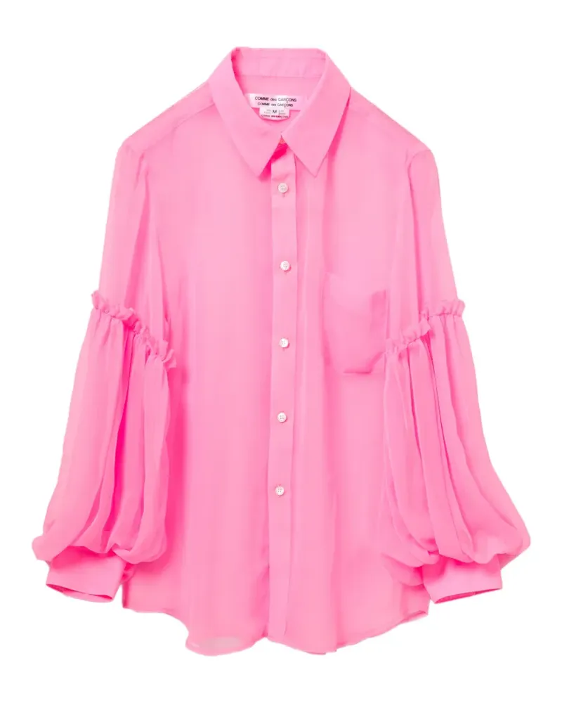 Comme des Garçons ruffled shirt - Rosa Rosa