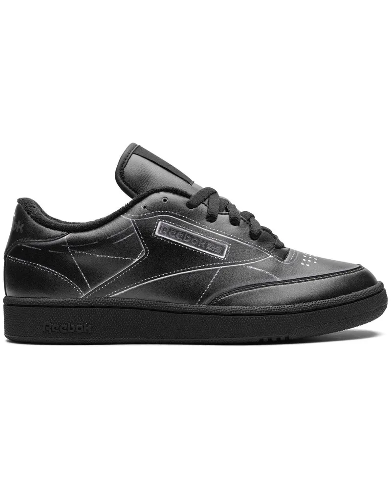 Reebok x Maison Margiela Club C "Black" Sneakers - Schwarz Schwarz