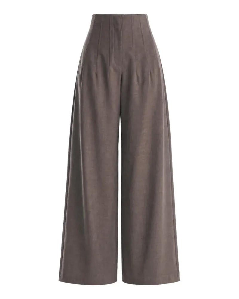 Monse corset-style wide-leg trousers - Grau Grau