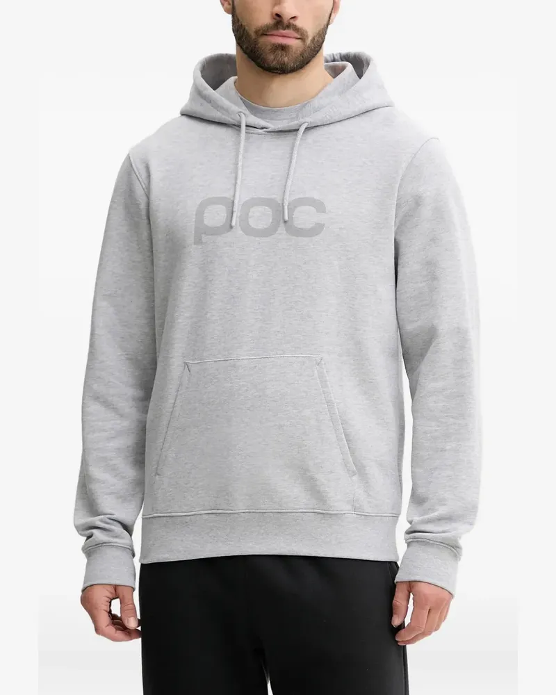 POC Hoodie mit Logo-Print - Grau Grau