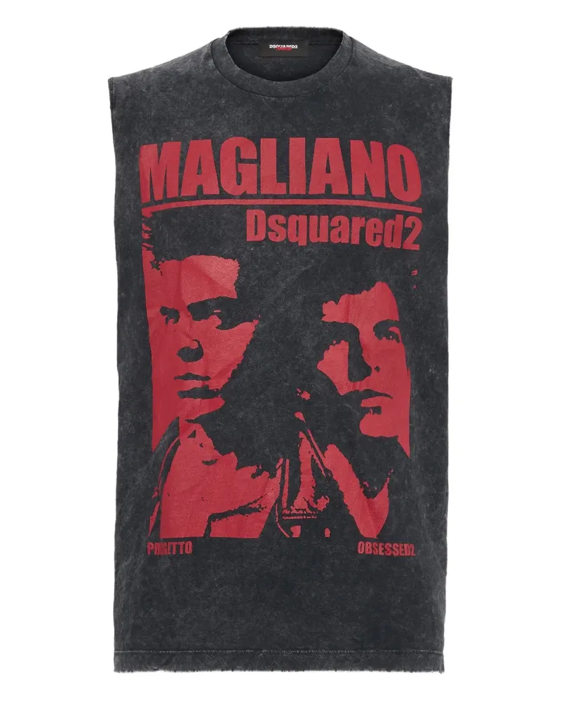 Dsquared2 x Magliano Rock T-Shirt - Grau Grau